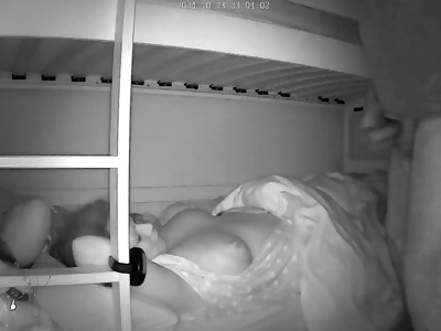 wife Cum of the wife sleeping