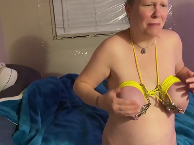 caned Tits Tied, Flogged,
