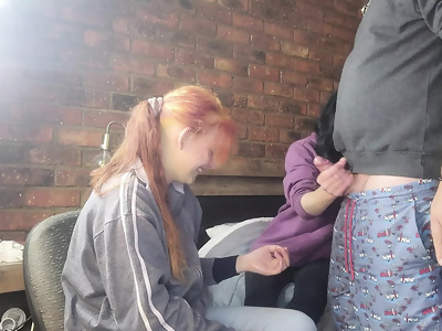 have Two shy girls have fun